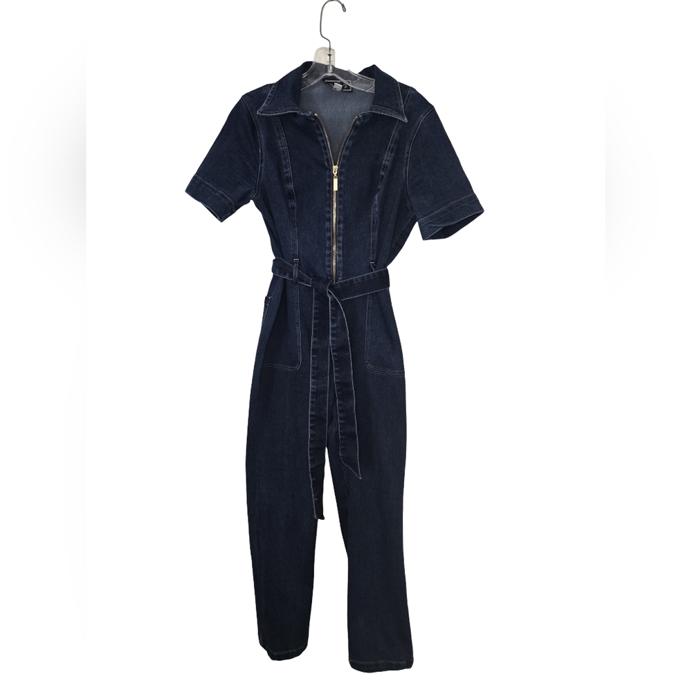 Rebecca Beeson Navy Denim Overalls